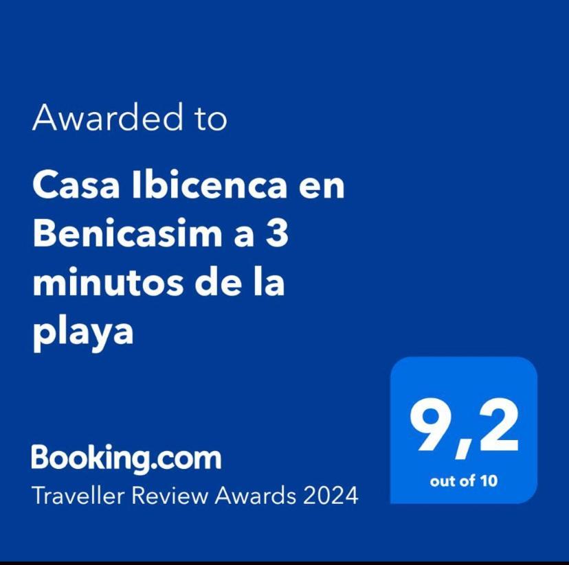 Casa Ibicenca En Benicasim A 3 Minutos De La Playa Apartman Benicàssim Kültér fotó